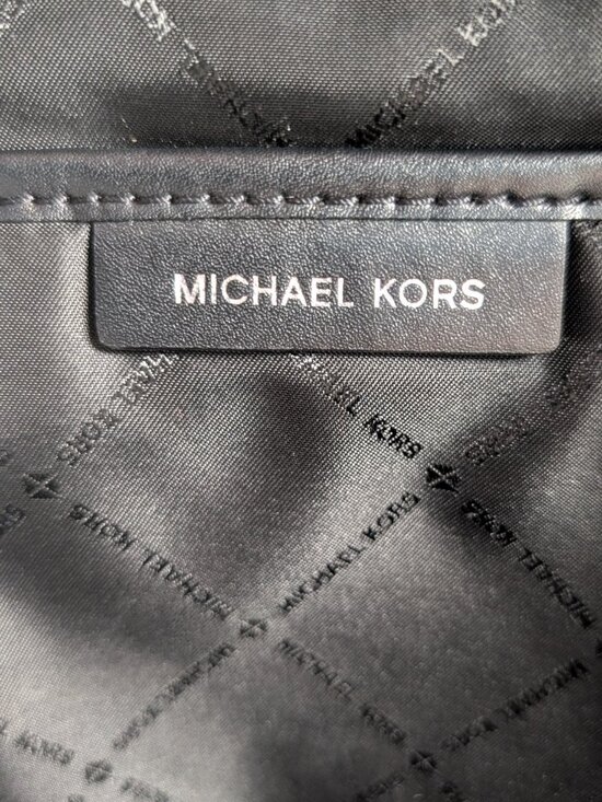 Michael Kors Rhea black pebbled leather backpack main image 5